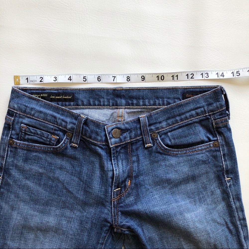 Citizens Of Humanity Boot Cut Jeans in Medium Blue Denim - Picture 7 of 10
